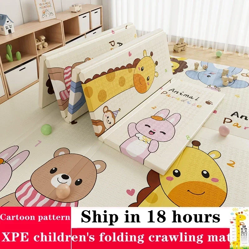 Foldable Baby Play Mats Xpe Puzzle Mat Educational Children's Carpet in The Nursery Climbing Pad Kids Rug Activitys Games Toys