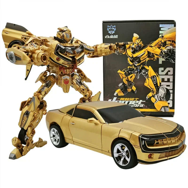 Auf Lager, personalisiertes, hochwertiges, verwandelndes Spielzeug, große Gold-Edition, Rich War Hammer Bee Actionfiguren-Sammlungsgeschenke