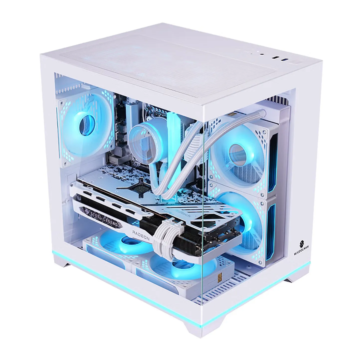 

WJCOOLMAN Lonely Warrior MINI ARGB Light Strip Rainbow Edition Coastal Room Computer Case Supports 240 Water Cooling