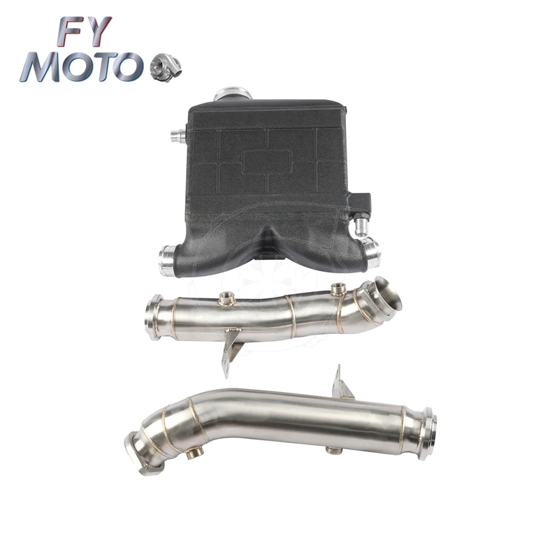 طقم المبرد الداخلي + ماسورة العادم النازل لمرسيدس بنز AMG C43 GLC43 #3