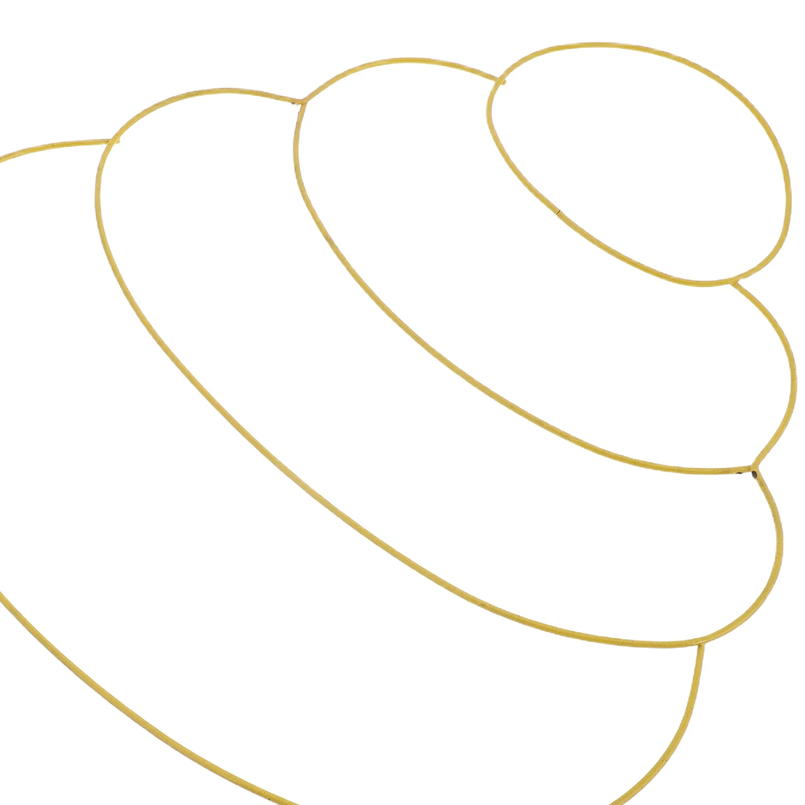 الربيع الزهور إكليل الحديد الإطار خلية النحل على شكل حلقة للباب الأمامي الديكور DIY إكليل صنع لوازم اكاليل للباب الأمامي #2