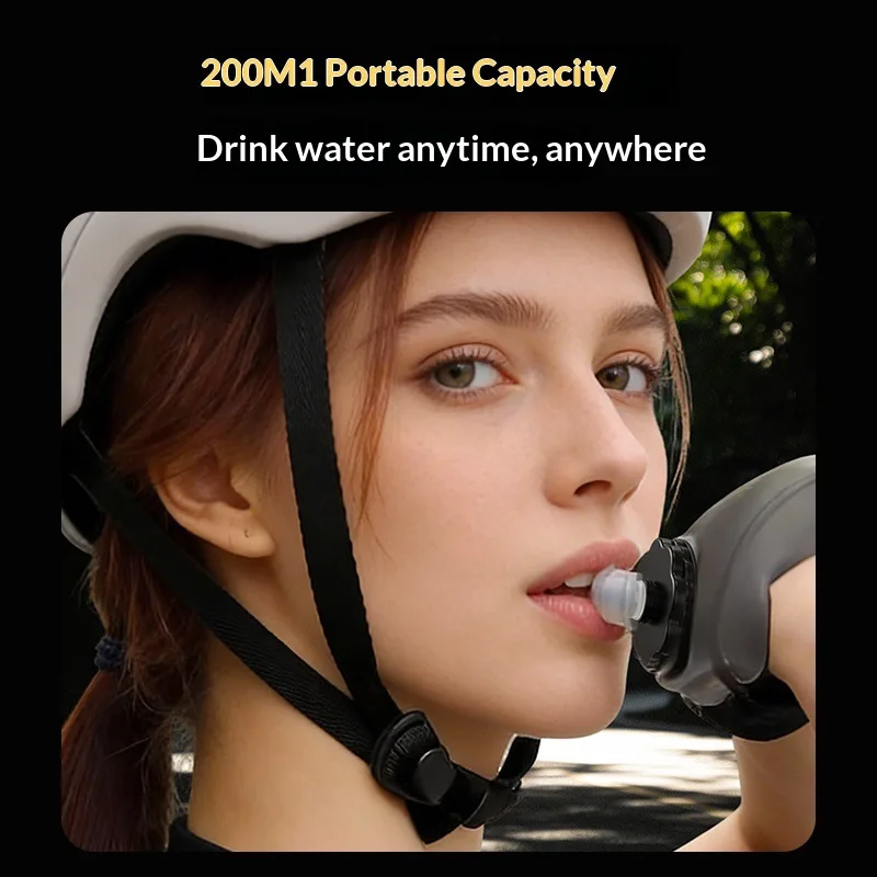 Wrist Sports Water Bottle, Food-Grade Silicone Water Cup, Creative Portable Gift for Outdoor Cycling, Running, and Hiking