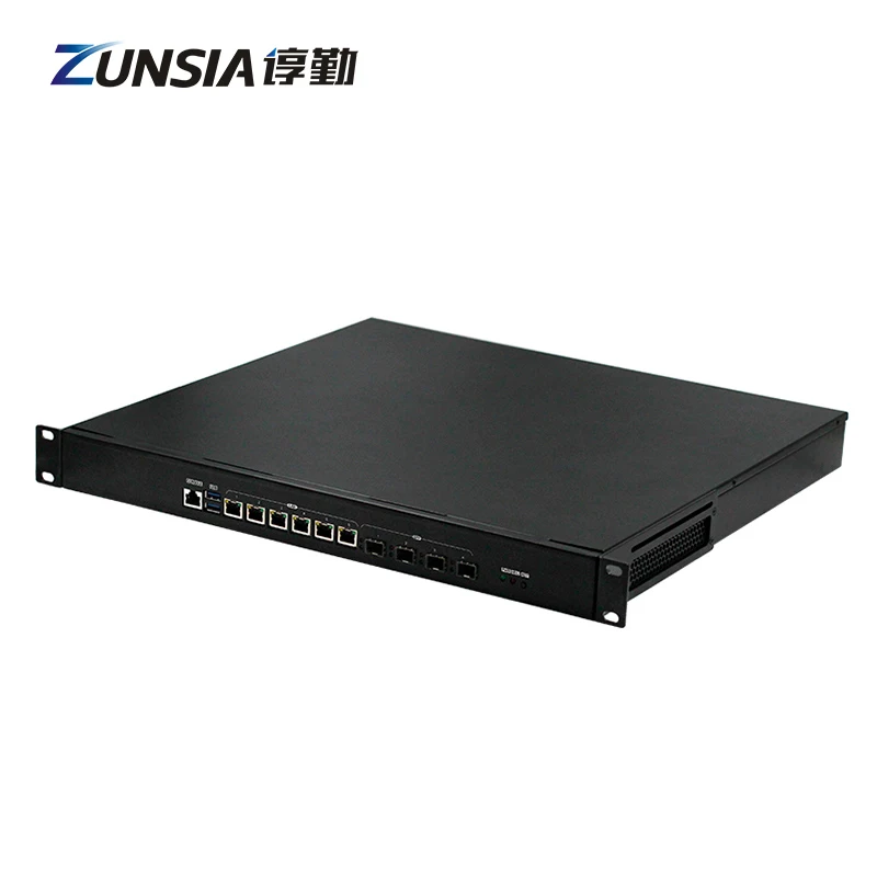 

Zunisia Mini PC 6LAN 4sfp with 6th/7th/8th/9th Processor Firewall Server Hardware Core for pfSense OPNsense Embedded Computer