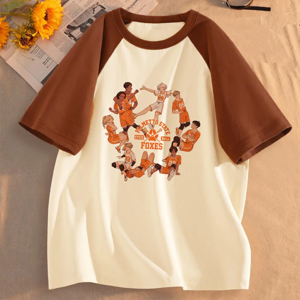 جميع الألعاب Palmetto State Foxes التي شيرت الإناث تنفس 2000s الرقمية قميص مريح مخدر kawaii الشارع الشهير