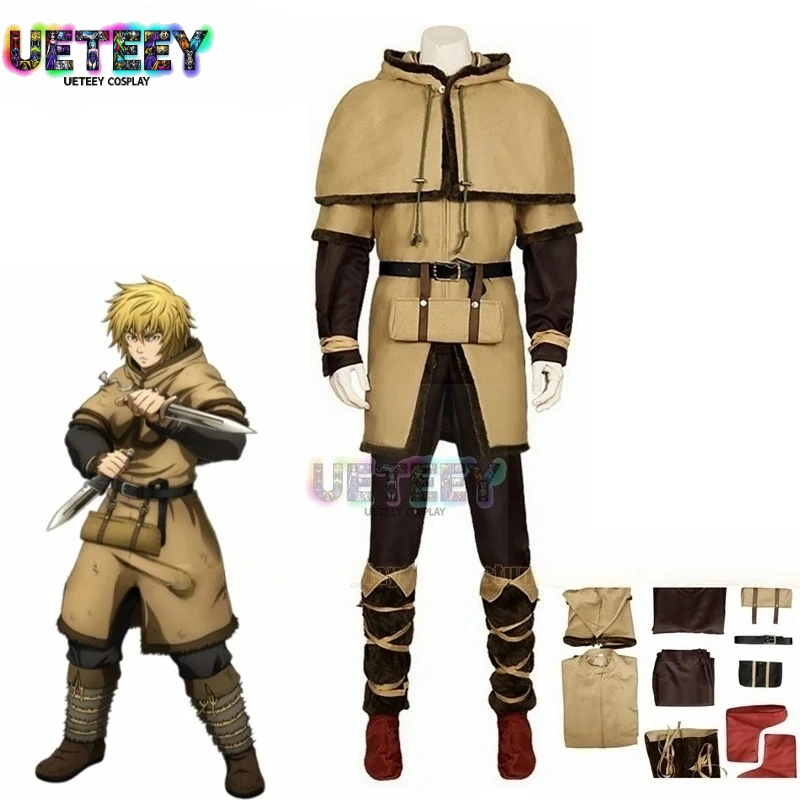 

UETEEY COS VINLAND SAGA Thorfinn Cosplay Costume Carnaval Halloween Christmas Party Costume