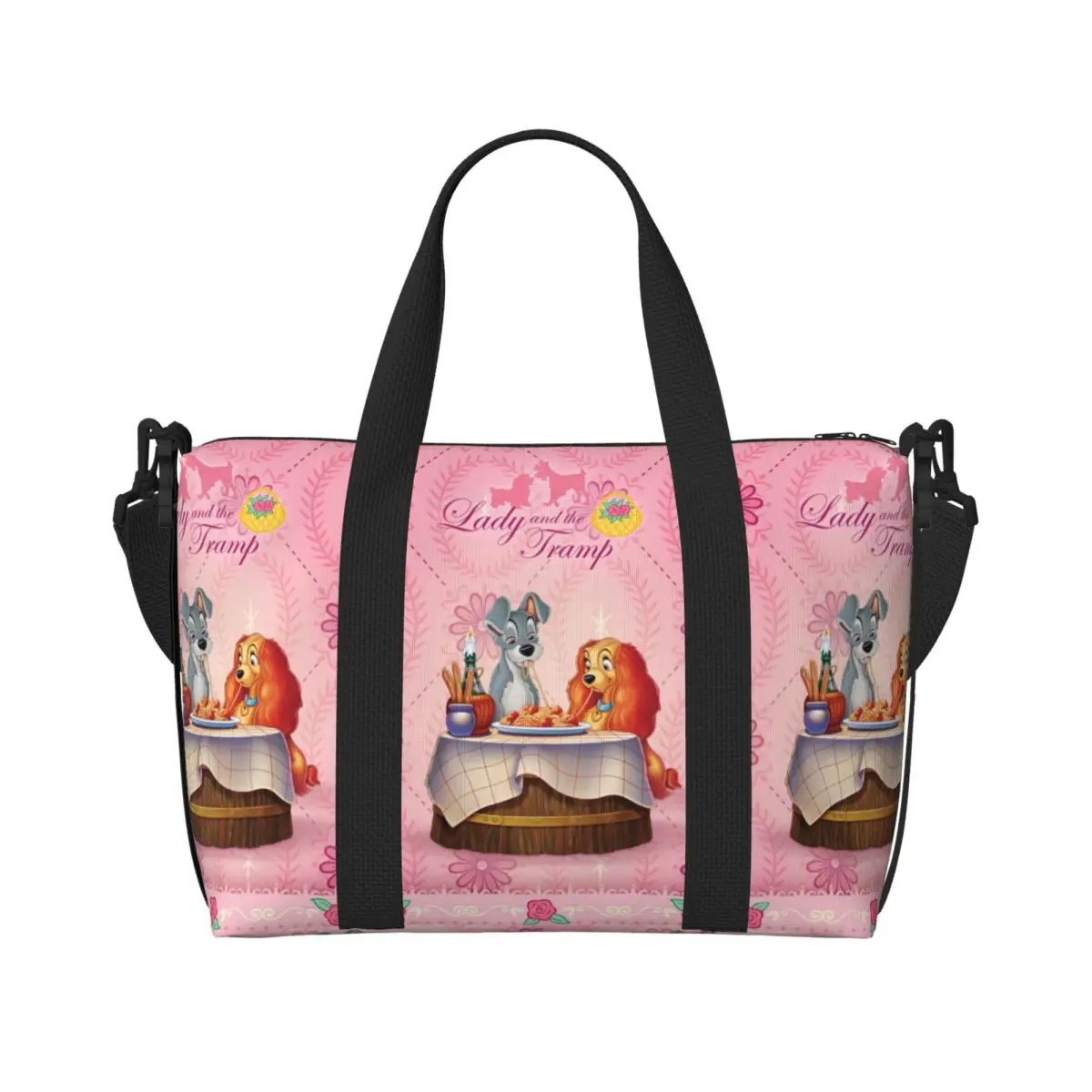 bolsa-tote-personalizada-lady-and-the-tramp-anime-para-mulheres-grande-capacidade-linda-bolsa-de-viagem-para-praia-e-academia
