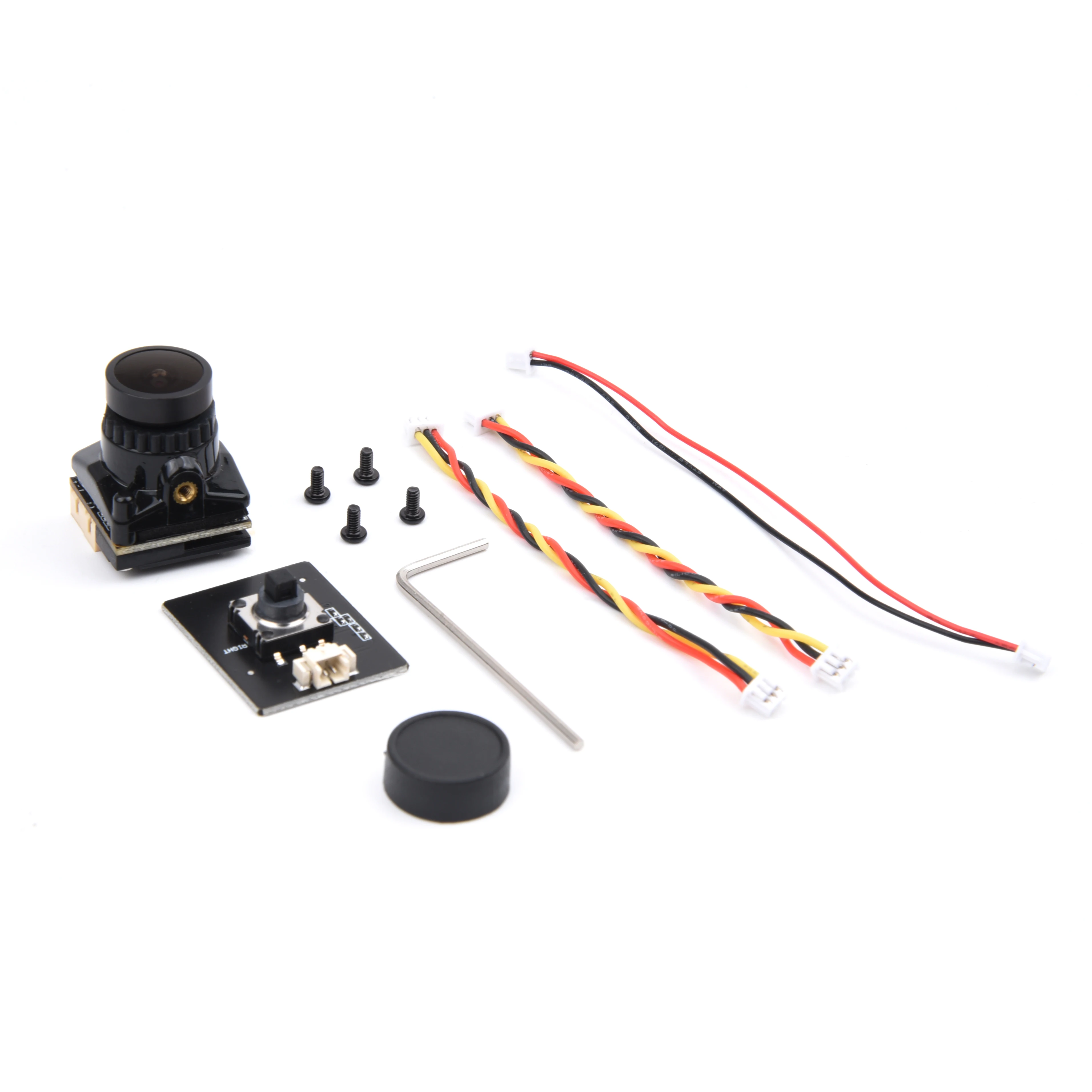 Mini-FPV-Kamera 1800TVL 5MP 2,1mm 1/1,8" Zoll HDR-Sensor 19*19MM NTSC & PAL umschaltbar für FPV-Drohnen-DIY-Teile – Detail 4