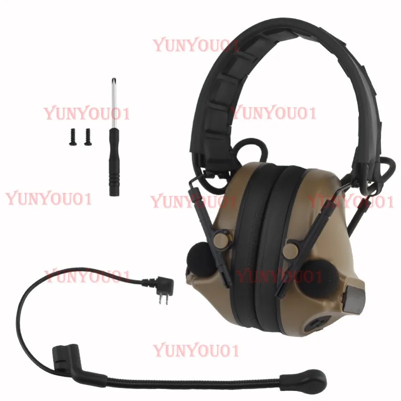 

C5 Communication Headphones - Headwear Edition, Outdoor Tactical Communication High Elastic Sponge Earmuffs