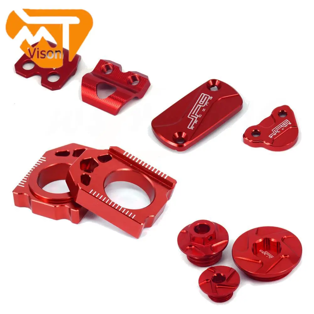 

Engine Timing Oil Plug Brake Line Holder Brake Fluid Reservoir Cover Set For HONDA CRF150R CRF250R CRF450R CRF450X CRF 250R 450R