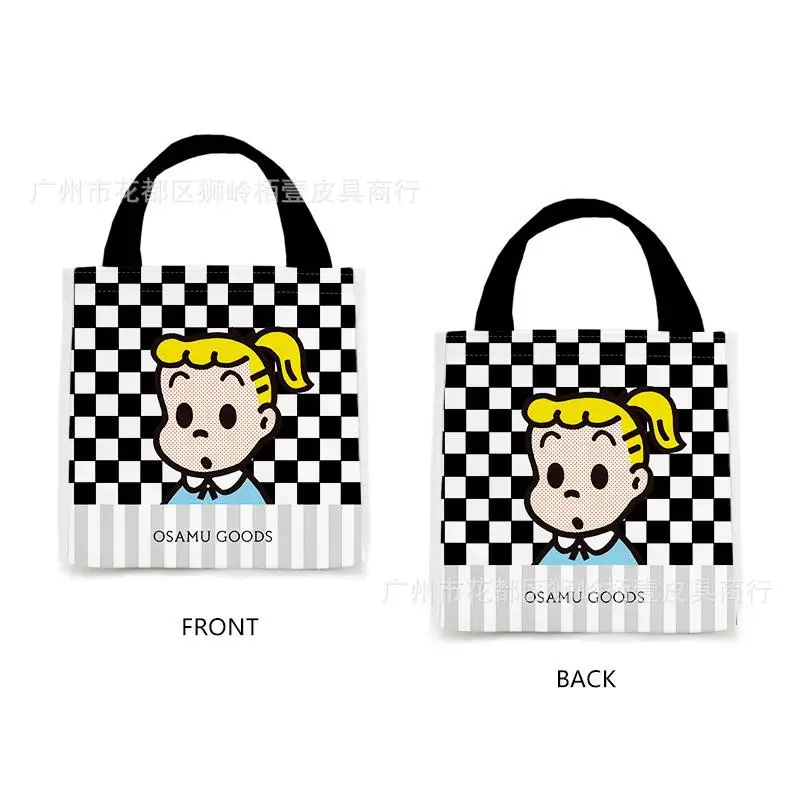 Kawaii Cute Harada Osamu Thermal Insulation Bag Picnic Bag Handbag Lunch Box Bag Storage Bag Portable Cartoon Anime Friend Gift