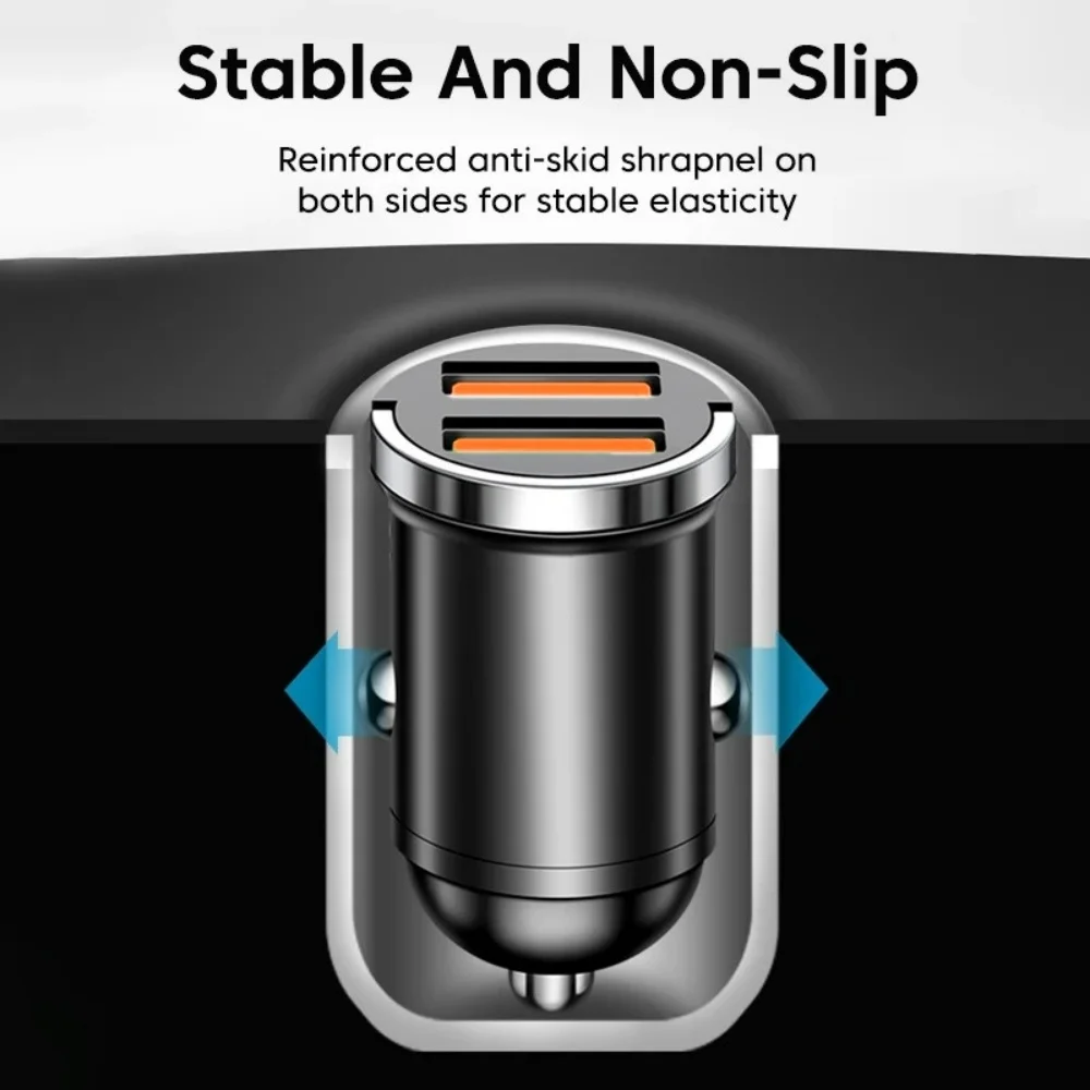 200W Mini Car Charger USB Type C Metal Quick Charge 3.0 PD Port Fast Charging Phone Charger For Xiaomi iPhone 13 14 15 Pro Max image 6