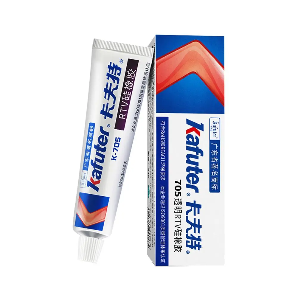 Transparent Industrial Adhesive RTV White Glue Component Glue Electronic Glue Silicone Rubber Silicone Industrial Adhesive