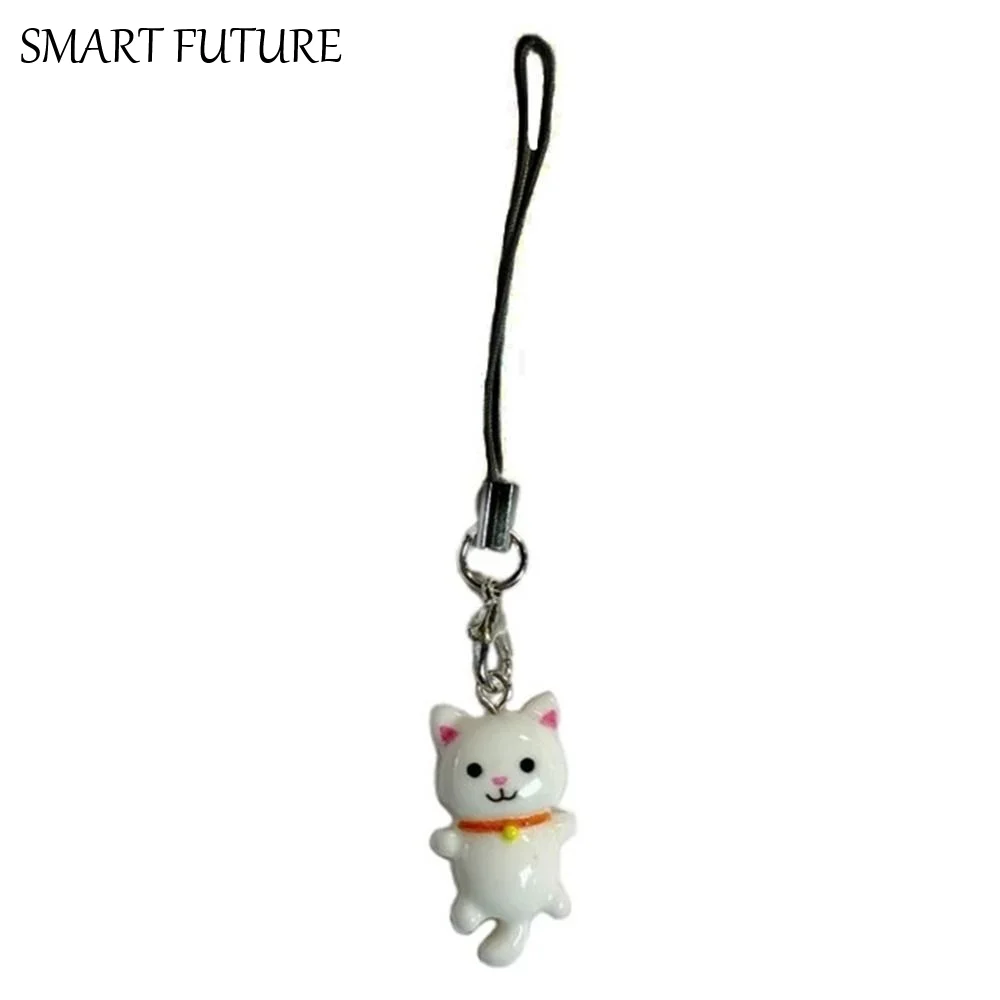 

Аксессуары для телефонов Подвеска в виде кошки Ремешок для телефона с изображением кота Анти-потерянная цепочка для мобильного телефона Y2K Подвеска для телефона Симпатичный брелок для ключей Ремешок для телефона Женщины Девушки