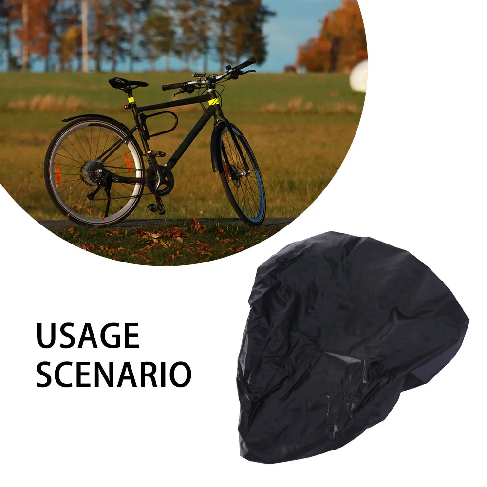 

Waterproof Bike Seat Cover Dust-proof Dust Resistant Bicycle Saddle Cover Black&Silver Comfortable Bicycles Saddle Seat Protect