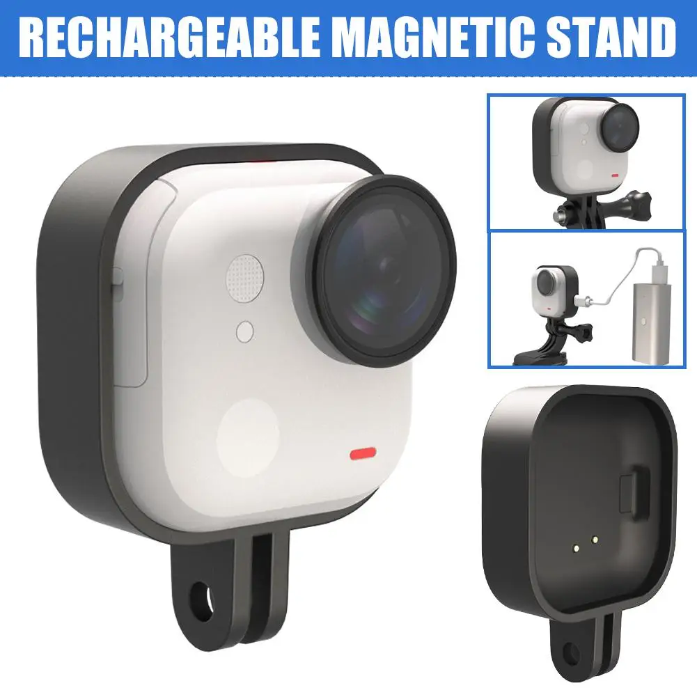 

Magnetic Charging Bracket for Insta360 GO Ultra Quick-Release Hanging Neck Chest Mount POV Vlog Selfie Frame Accessory