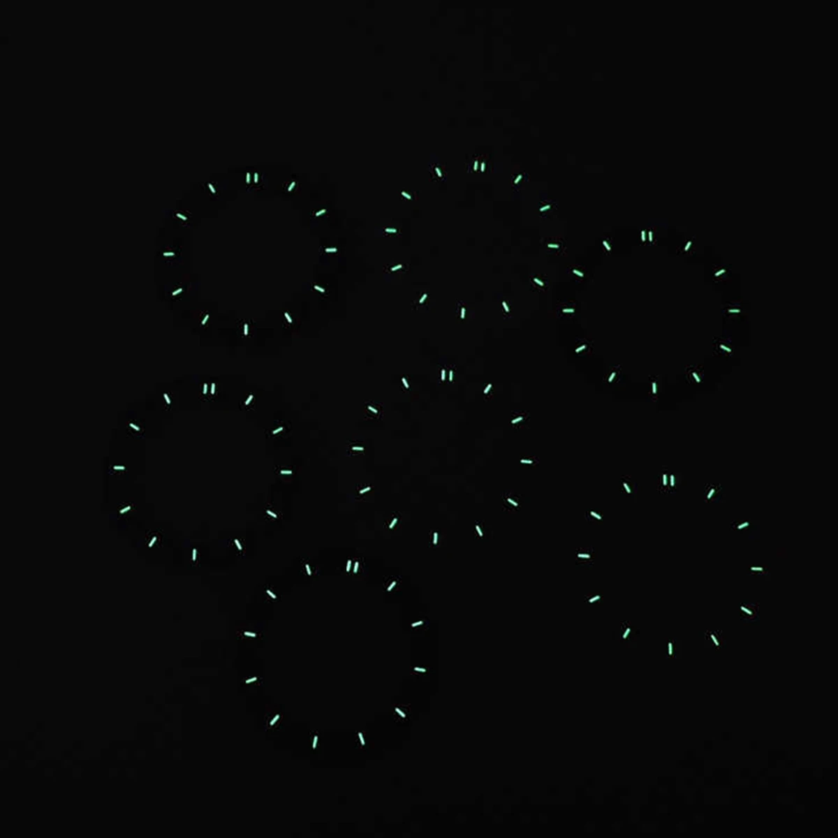 قرص الساعة لحركة NH70 NH35 NH36 وجه ساعة أخضر مضيء أبيض/أخضر جيشي/وردي/أزرق/ذهبي/أسود/رمادي 31 مللي متر بطلب