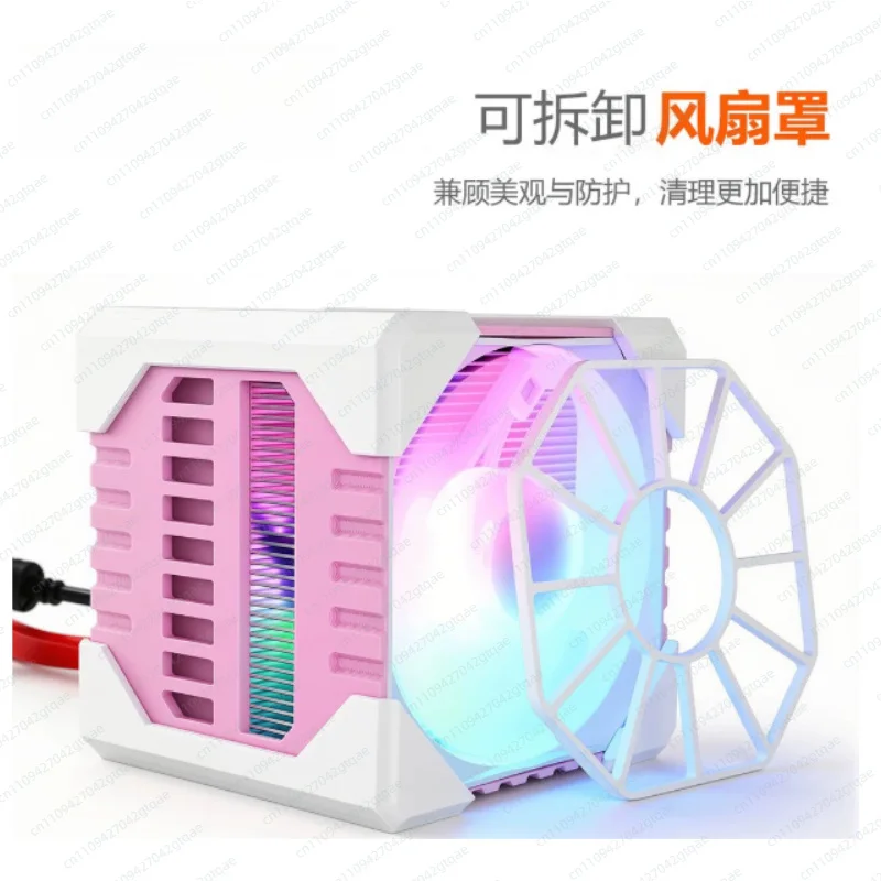 FrostyCool S6 Phone Cooler Semiconductor Cooling Fan Silent Water Cooling Radiator for Gaming Tablet iPhone Heat Dissipation