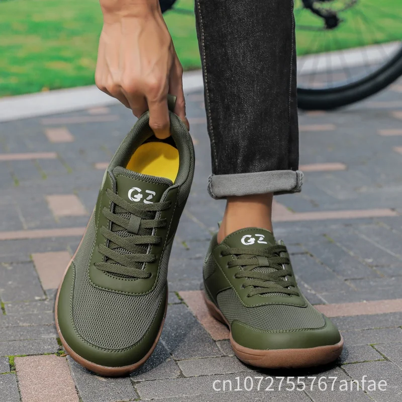 

Мужская и женская обувь босиком с широким носком, минималистичная прогулочная обувь с нулевым падением, дышащие повседневные кроссовки с сеткой, нескользящие модные простые