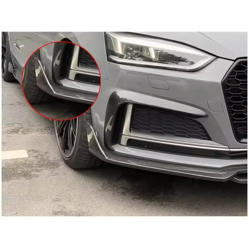 Front Lip Spoiler Splitter A5 S5 S-Line Sportback B9 2017-2019
