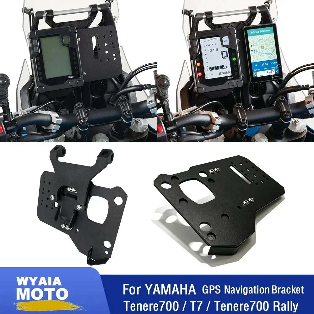 Motorcycle Smart Phone Holder GPS Navigation Plate Support Bracket For YAMAHA  Tenere 700 T7 T700 Tenere700 2019-2022 Accessorie