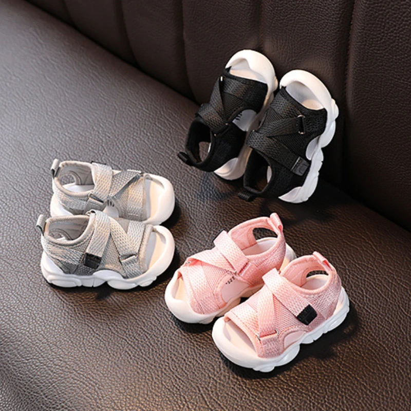 Summer New Style Kids Casual Shoes Trendy Children Anti Slip Beach Sandals Fashion Baby Soft Soled Walking Shoes Sandalias Niña