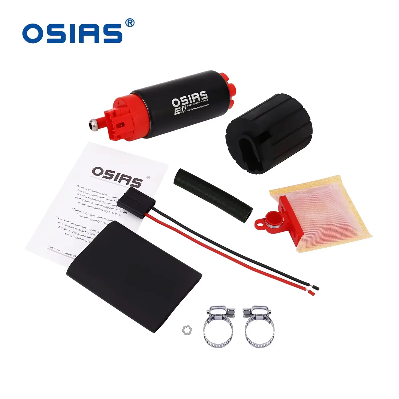 340LPH High Pressure Fuel Pump for Nissan 240SX SR20DET S13 S14 S15 with Install Kit GSS341 Update Performance Flow