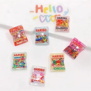 10個樹脂迷你糖果3D樹脂扁平凸面寶石剪貼簿可愛DIY珠寶工藝裝飾點綴髮夾配件 8 最佳銷售 迷你裝飾 - №6