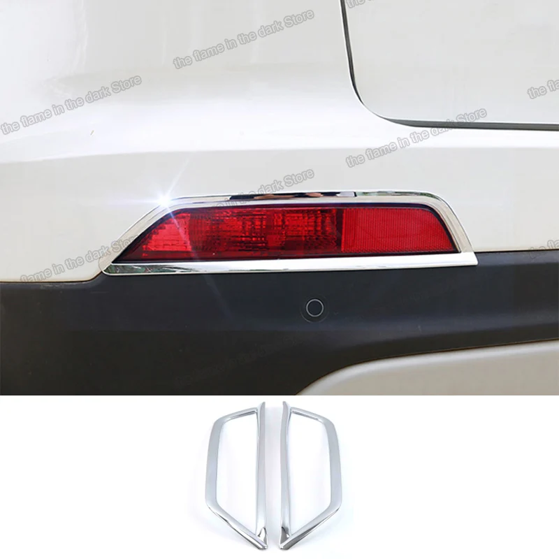 Lsrtw2017 Car Rear Front Foglight Net Frame Trims Moldings for Changan Cs55 2017 2018 2019 2020 2021 Accessories Auto Styling