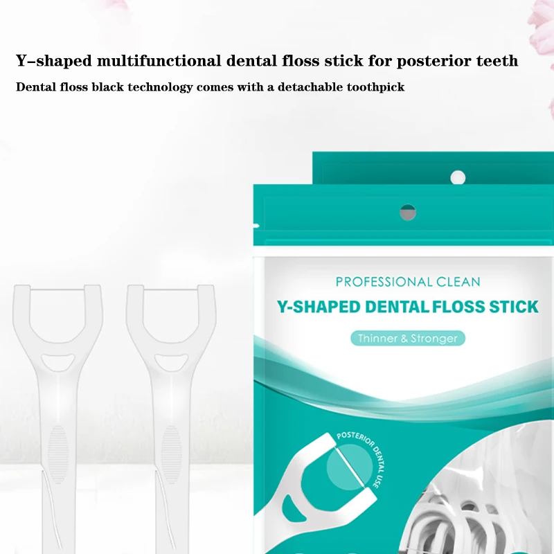 75 Pick Thorough Cleaning Easy Reach Floss Picks Easy To Reach Both Back Teeth And Front Teeth Tail Attached Extra Pick