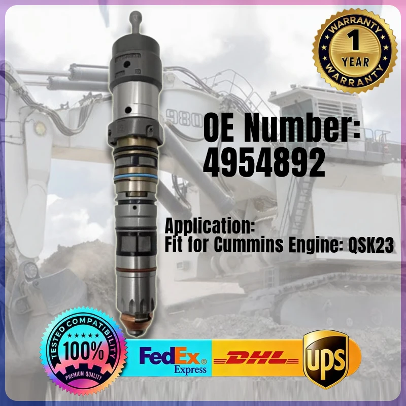 

Fuel Injector 4954892 High Quality Common Rail Diesel Fuel Injector for Cummins QSK23 Series Diesel Engine Injector