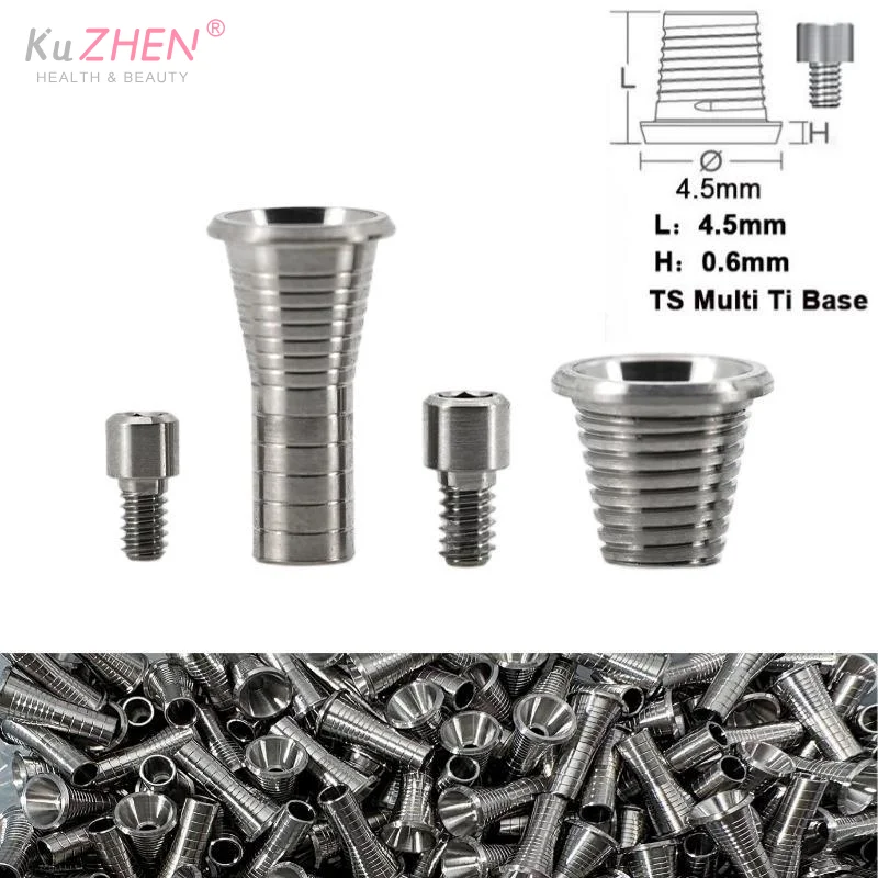 Ti base + screw Titanium Dental Implant Multi Ti Base Osstem Compatibility Premium For Dental Clinic Restoration Work Supplies