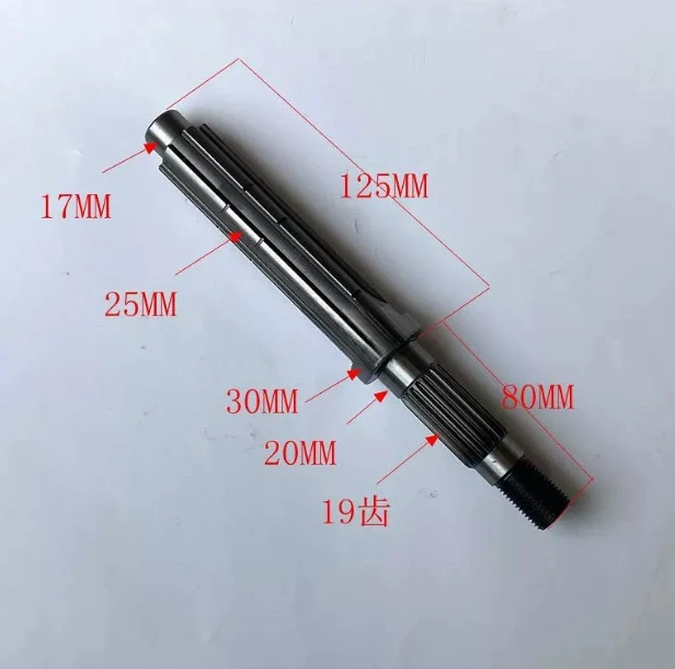 Kart parts 150-200CC Wangye GY6 built-in reverse gear engine output shaft gear, central shaft gear