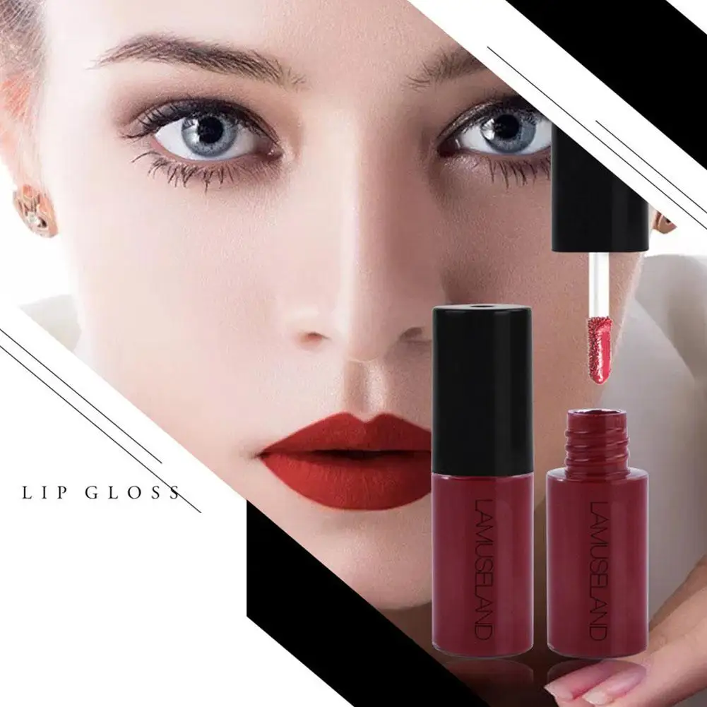 Mini Vloeibare Lipgloss Waterdichte Antiaanbaklaag 24 Uur Fluwelen Duurzame Lippenstift Matte Lipgloss Make-Up Cosmetische Lange Verzorging K2i0