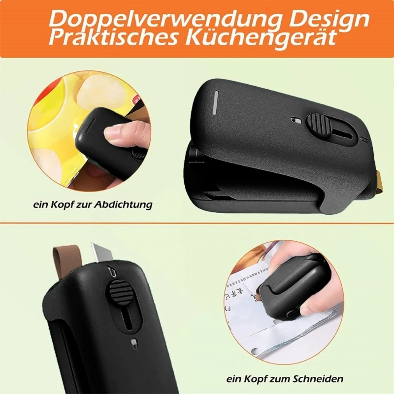 Wärmebeutel-Versiegelungsgerät Heißsiegelgeräte Handgehaltenes tragbares Beutelversiegelungsgerät aus Kunststoff