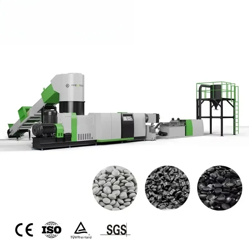 160-1200kg/h Cost Plastic Recycling Machine Recycle Plastic Granules Making Machine Price Machine to Make Plastic Pellets ACS-H