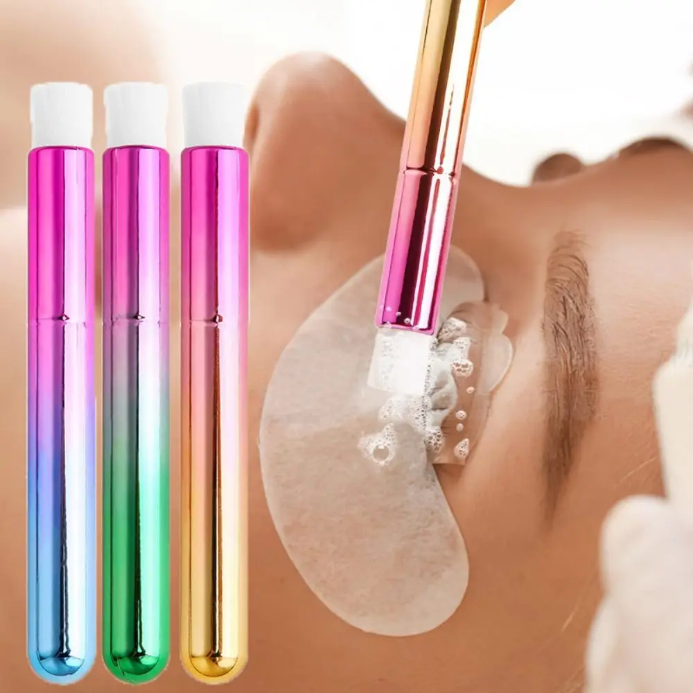 Gradiëntschuimborstel Mee-eters verwijderen Meerkleurige schone valse wimpersborstel Zachte make-uptools Wimpersborstel