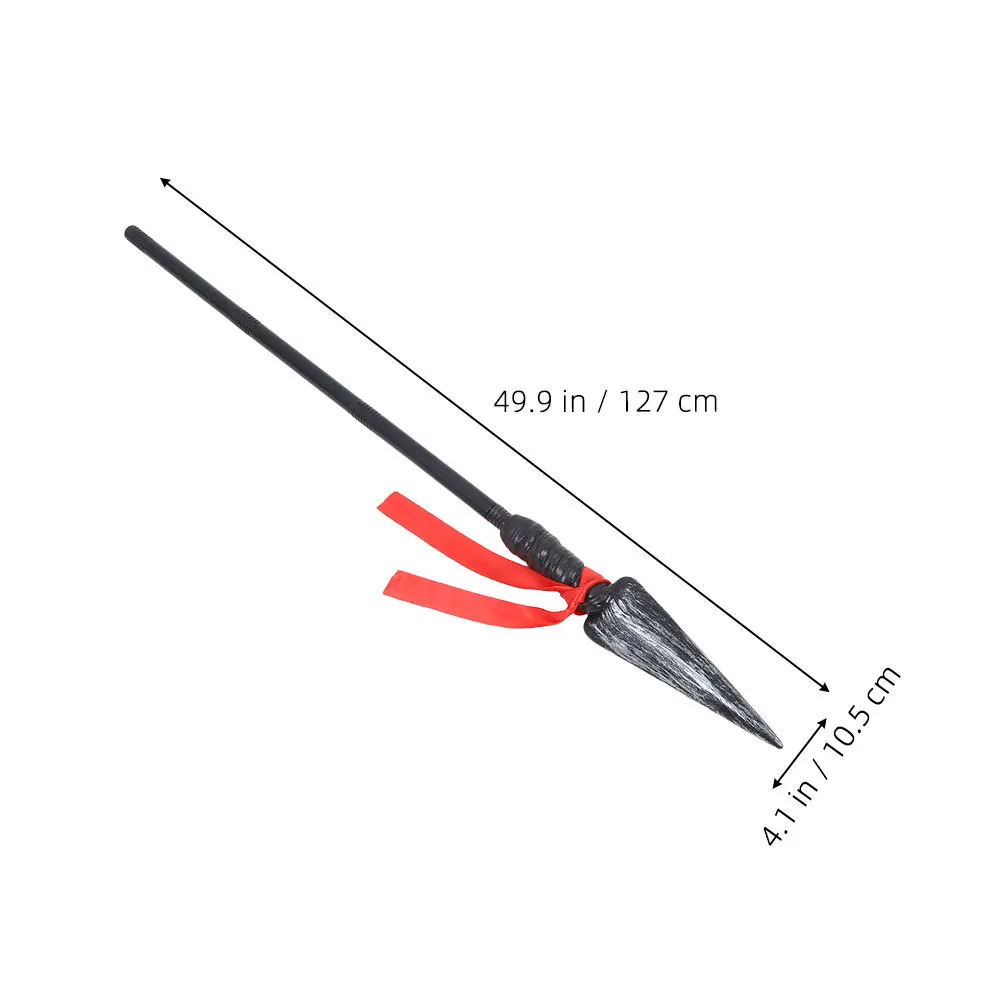 2Pcs Medieval Knight Costume Props Red Tassels Lightweight Roman Cosplay Accessories for Dress-Up Party Stage Performance Role