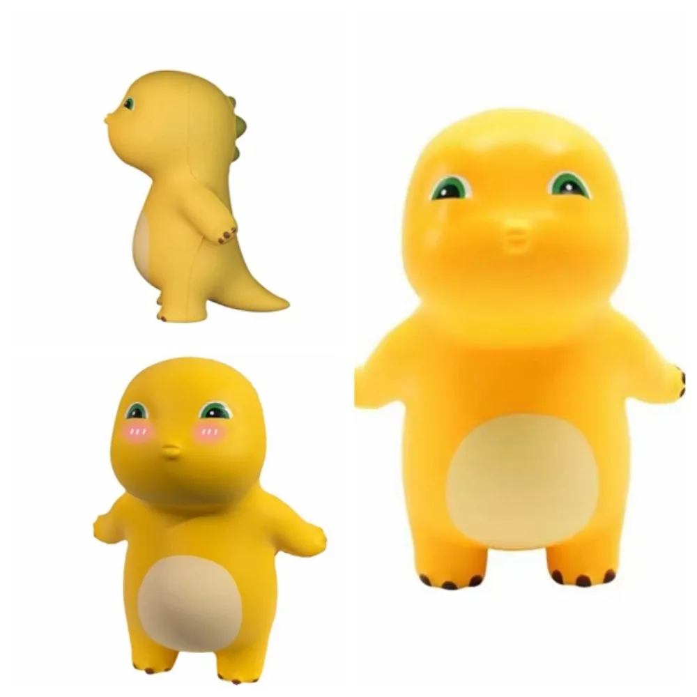 Lustige Kuss Milch Dinosaurier Figur Nette Gelbe Nailong Squeeze Spielzeug kawaii Modell Puppe Statue anime Sammlung Ornamente Spielzeug Geschenk
