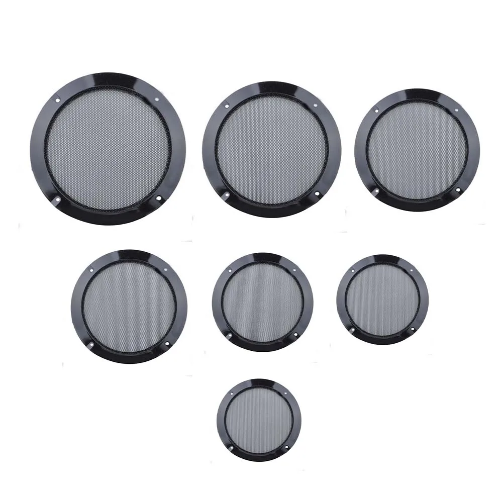

Home Audio System Speaker Net Cover Speaker Wire Grilles Hassle-Free Installation Metal Wire Grilles Plastic Frame