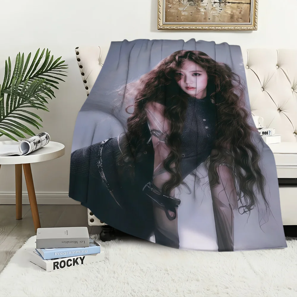 Kpop J-Jisoo-S Amortage Blanket Plush Nap Sofa rug for Living Room Warm Office Bedroom Birthday Home Travel Kid Gifts