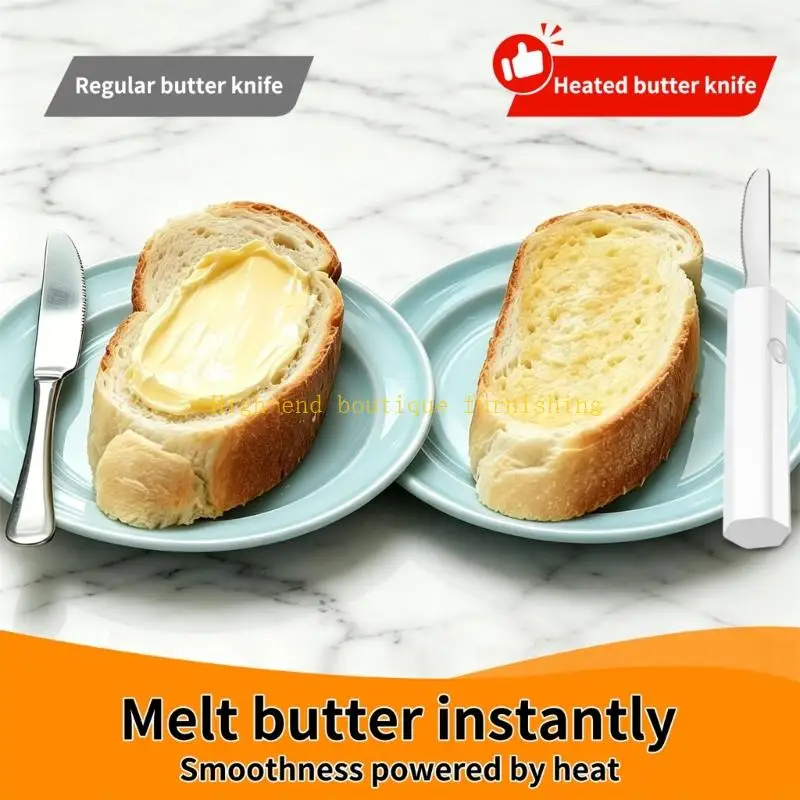 L9NB Electric Heated Butter Spreader With 2000mAh Rechargeable Battery For Easy Spreading