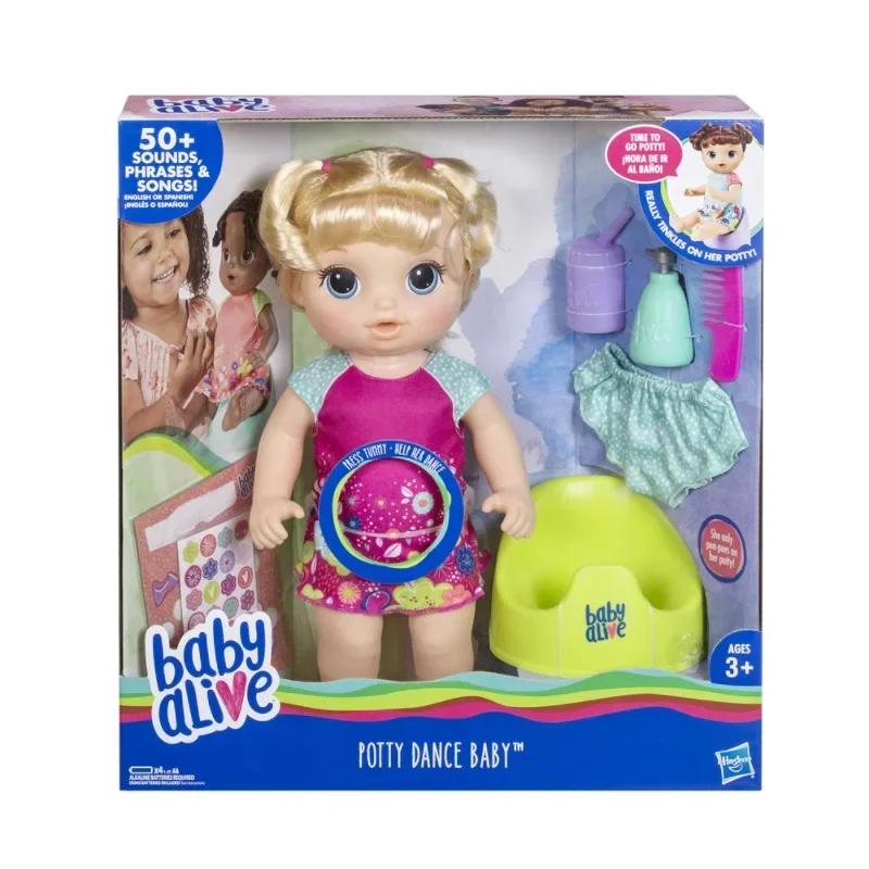 Hasbro Naughty Baby Smart Interactive Action Figures Can Feed and Talk Toys Collectibles Girls Play House Toys Children's Gifts image 3