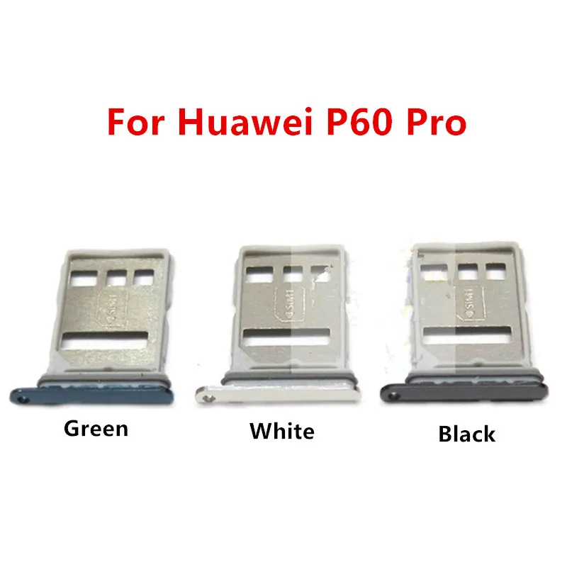 

P60Pro SIM Card Slot For Huawei P60 Pro Pocket Card Adapters Socket Holder Tray Chip Drawer Replace Housing Repair Parts