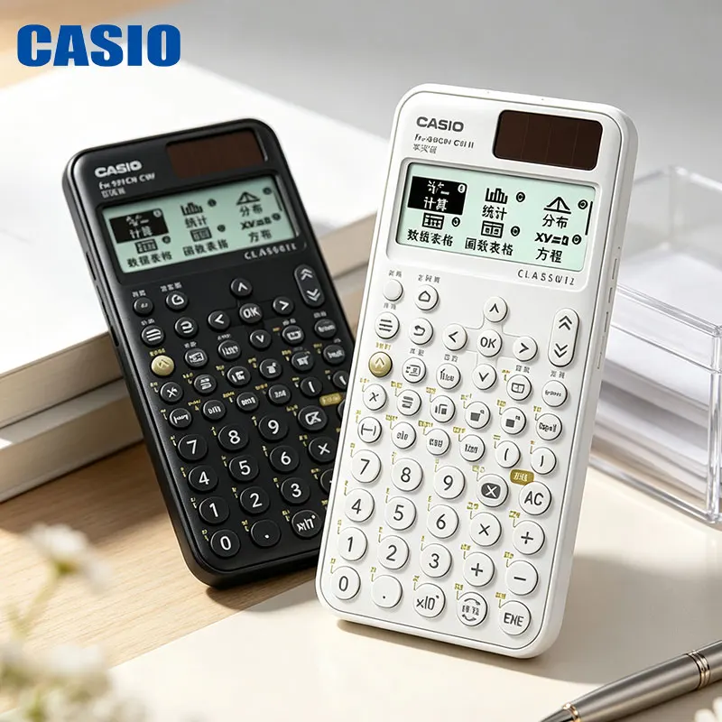 Calcolatrice Casio FX-999CN CW/FX-991CN CW/MX-120B/MX-12B con funzioni per finanza aziendale - Schermo antiriflesso - Calcoli quotidiani per l'ufficio
