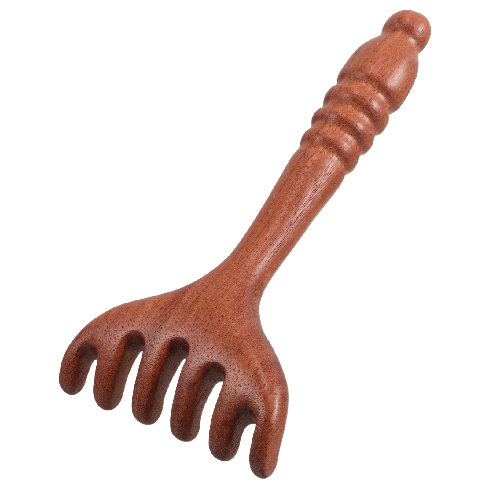 

Массажер для кожи головы из сандалового дерева, ручной эргономичный деревянный массажер для головы с широкими зубьями, многофункциональный инструмент для массажа волос