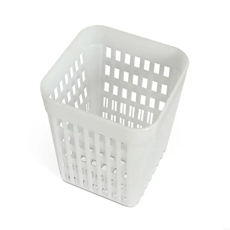 A9LA Cutlery Holder Sink Drainer Storage Spoon Draining Baske Kitchen Organization Plastic Kithchen Sink Basket