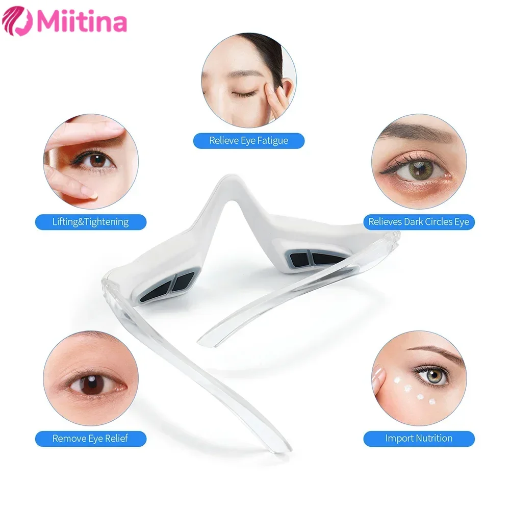 Eye cream electric introduction device massage device improves eye bags, dark circles, microcurrent beauty device eye massager