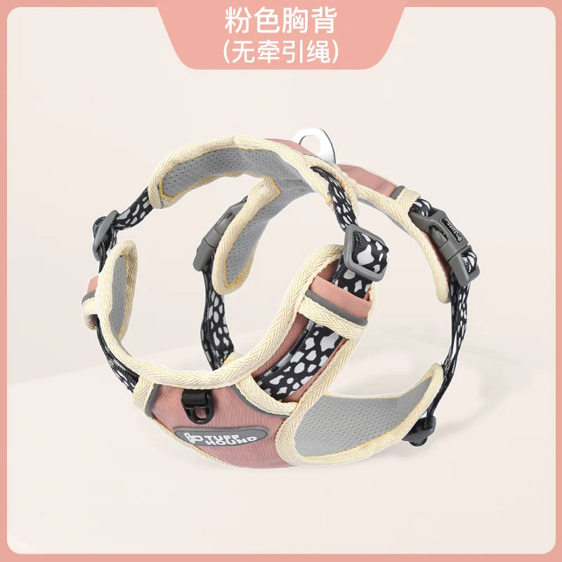 Pet Supplies Wholesale Distribution Vest Chest Back Leash Dog Leash Dog Chain Rabbit Cat Vest Durable Walking Lead for Small