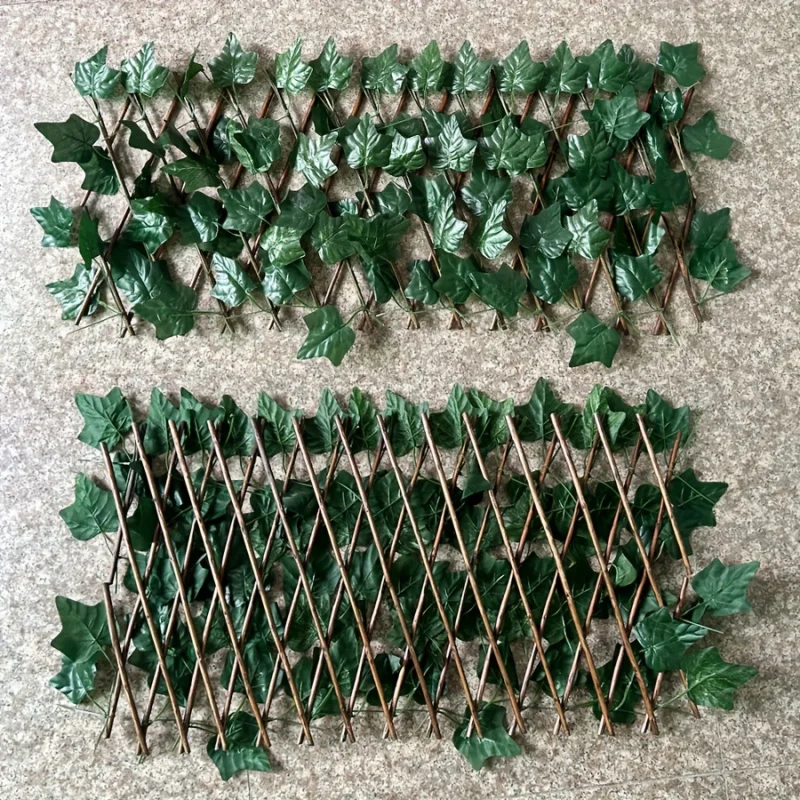 

1 шт. расширяющийся решетчатый забор, выдвижной забор, искусственный сад, искусственная Защита от УФ-излучения, забор для конфиденциальности, искусственный плющ, ограждение