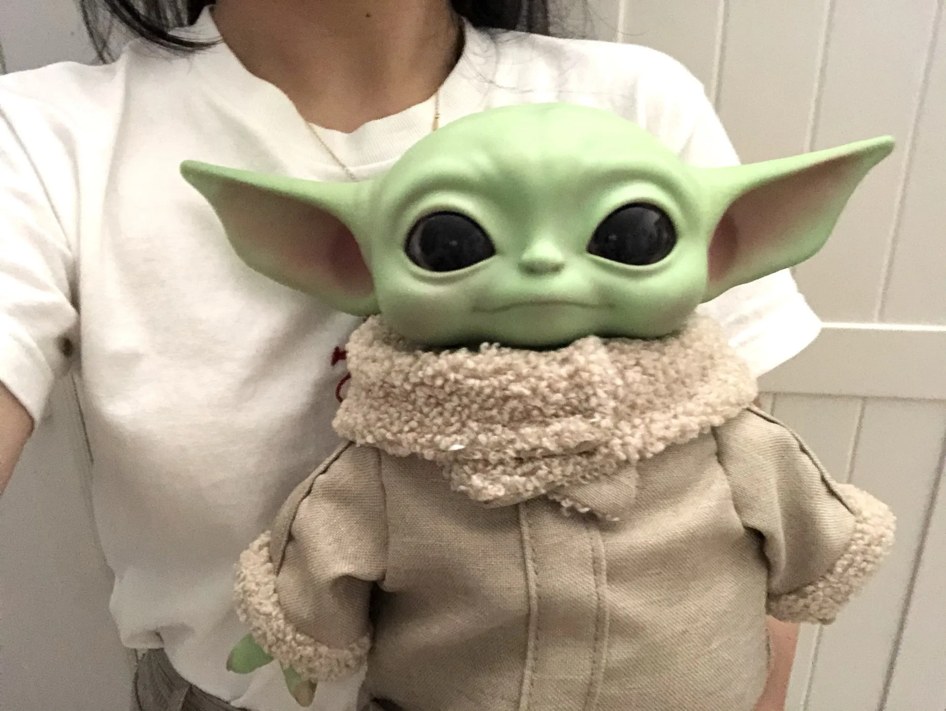Auf Lager: 28 cm Star Wars Mandalorian Master Baby Yoda Actionfigur, niedliches Spielzeug, Dekoration für Charaktere, Sammlerstück – Detail 9